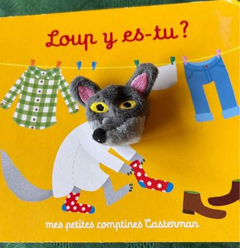 Livre cartonné Loup y es-tu ?