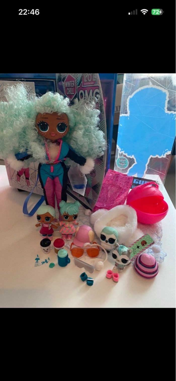 L.O.L Surprise OMG Winter Chill : Icy Gurl y Brrr B.B. Doll - photo numéro 2