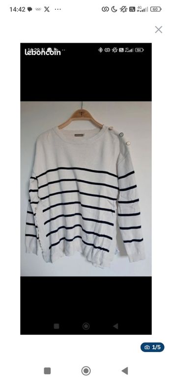 Pull grossesse et allaitement 34 