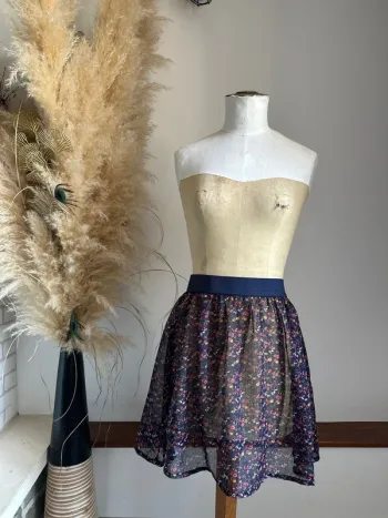 Jupe d’été plage transparente 36/S neuve