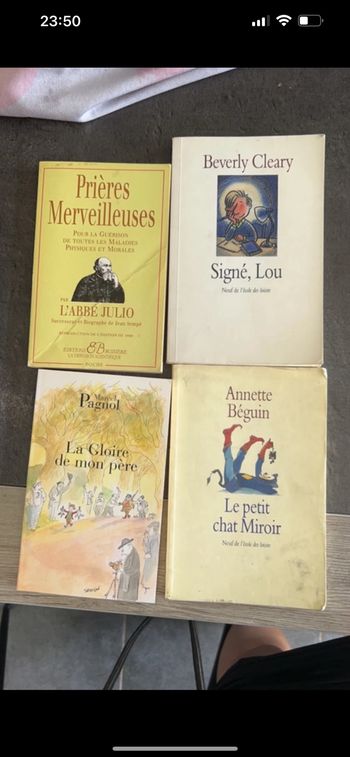 Lot de livres
