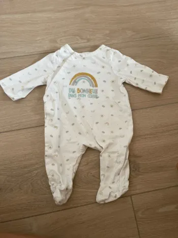 Pyjama bébé arc en ciel