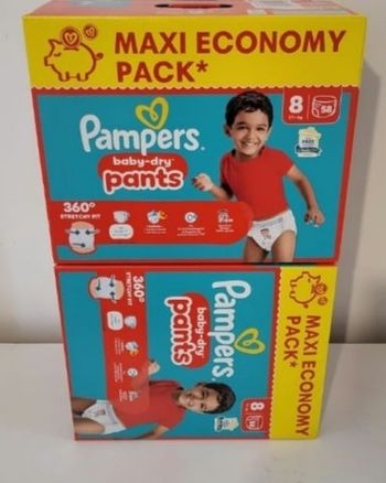 Couche pampers pants taille 8