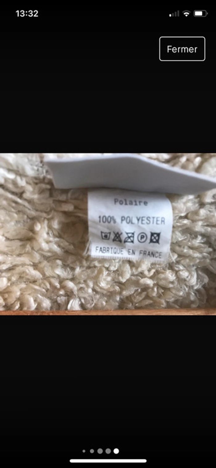 #manteau court #veste #polaire #J.MOURA #taille4 - photo numéro 6