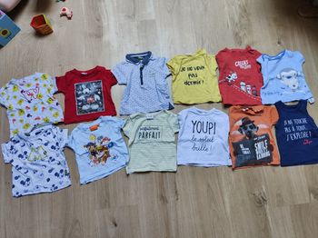 Lot de 12  tee shirts 6mois