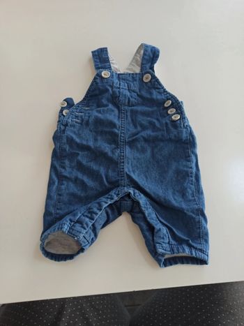 Salopette en jeans souple