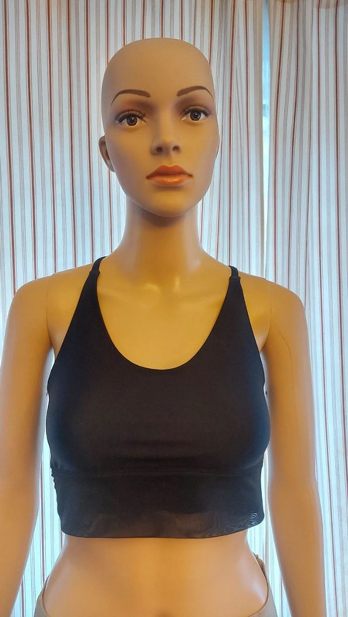 Brassiere de sport noire Decathlon eu/fr 38 - photo numéro 8
