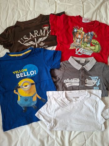 Lot tee-shirts 4 ans