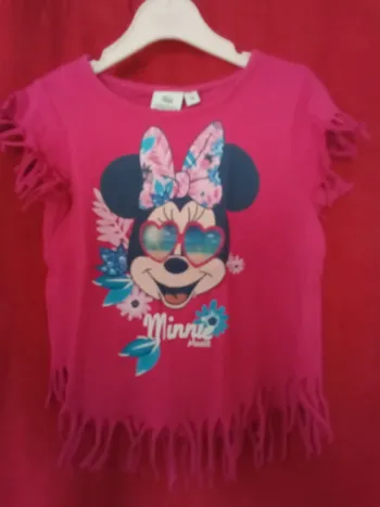 Tee shirt Minnie à franges 3 ans Disney Minnie mouse (52)