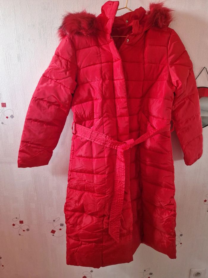 Manteau long femme avec capuche neuf taille L