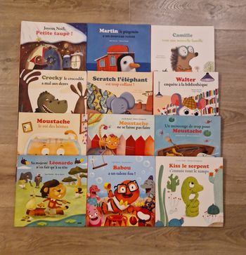 Lot de 12 livres enfant mes ptits albums