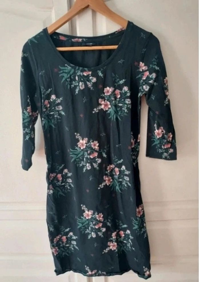 Robe grossesse fleurie Kiabi