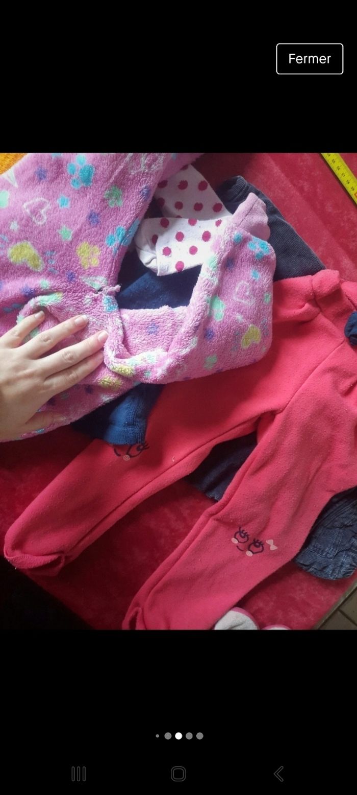 Lot vêtements 3ans pull pantalon chaussons collant - photo numéro 9