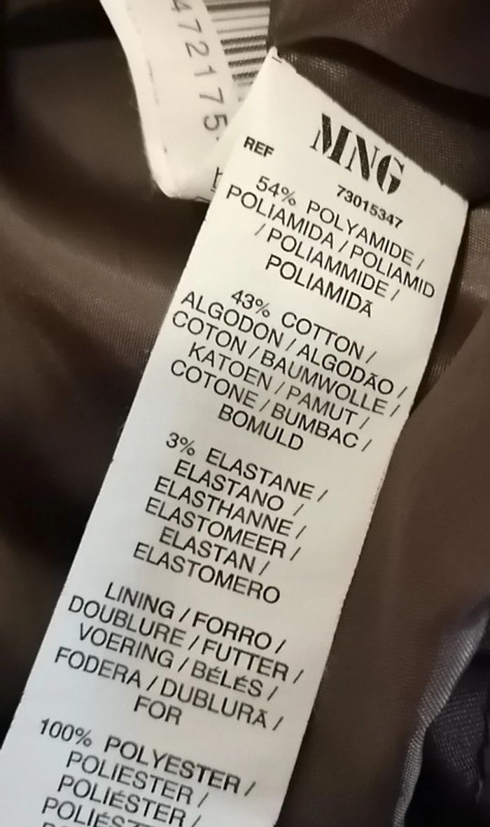 Trench noir ceinture rouge Mango Suit - photo numéro 18