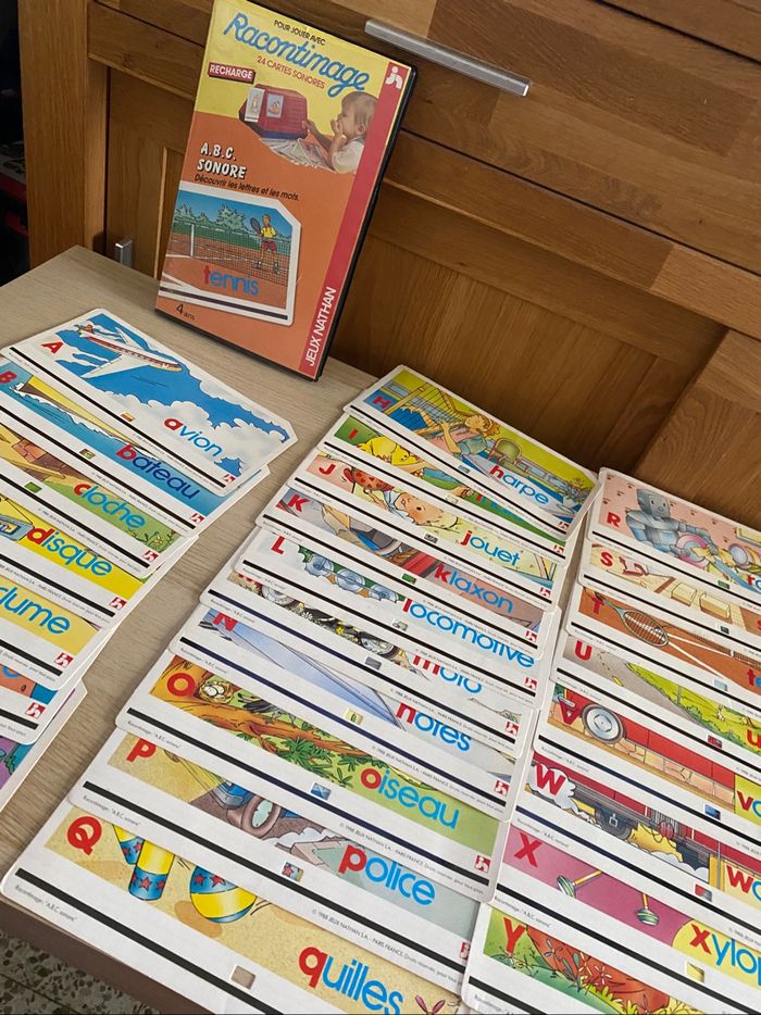 Jeu Nathan 1989 raconte image promenade campagne alphabet imagier sonore - photo numéro 9