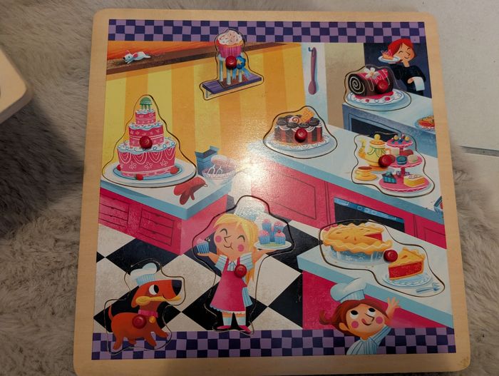 Lot 4 puzzles bois - photo numéro 3