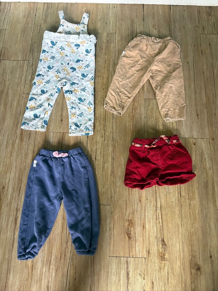 Lot 2 pantalons + 1 short + 1 salopette - photo numéro 3