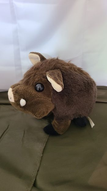 Peluche Sanglier Assis Nature de Brenne