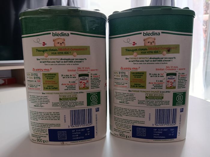 Lait blédilait 3eme âge - photo numéro 3