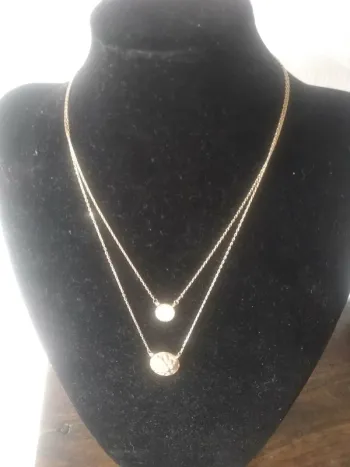 Collier fantaisie Double
