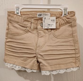 Short en jean avec dentelles H&M