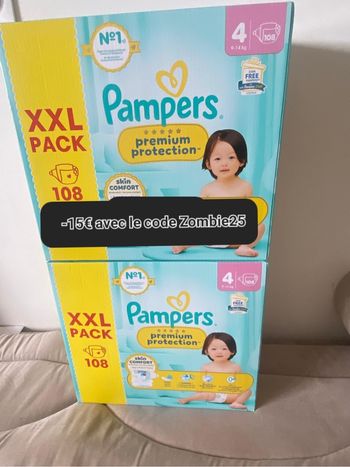 Pampers taille 4