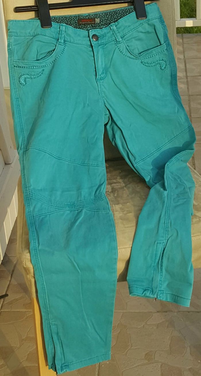 Beau pantalon Catimini 14 ans vert