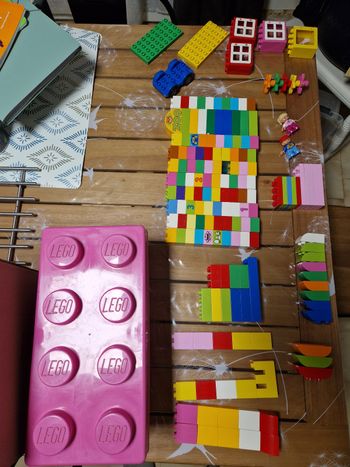 Lot vrac lego duplo avec boîte