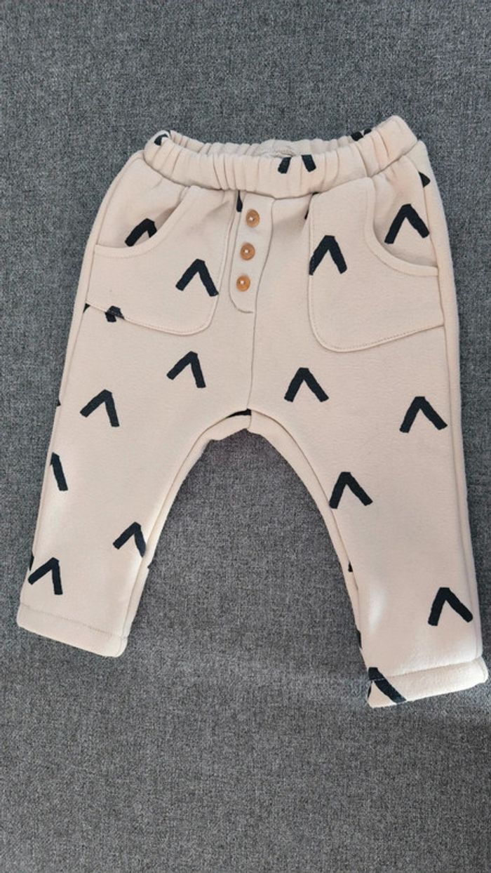 Lot de deux pantalons molletonnés - photo numéro 5