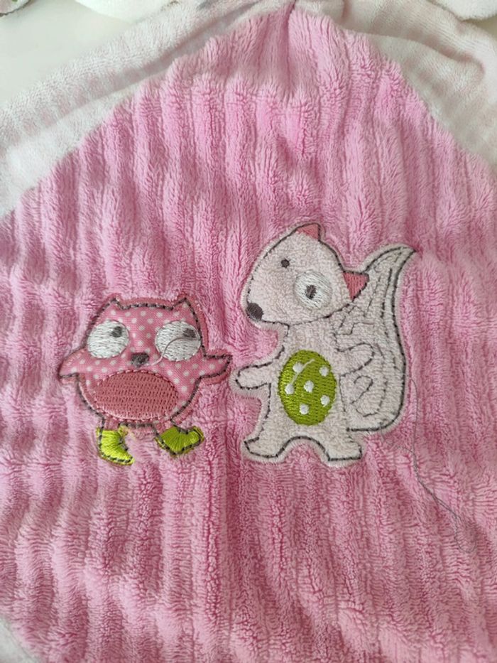 Doudou plat lapin mots d'enfants - photo numéro 4