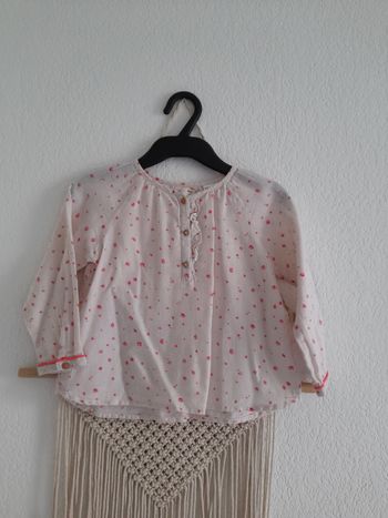 Jolie blouse rose fleurie Zara BabyGirl 2 / 3 ans