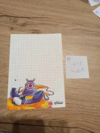 Feuille Diddl A6 2 4,00€