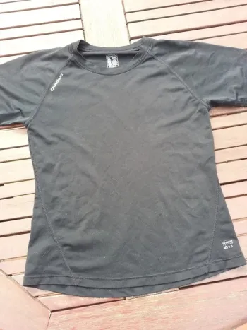 Tee-shirt noir Quechua, taille XS