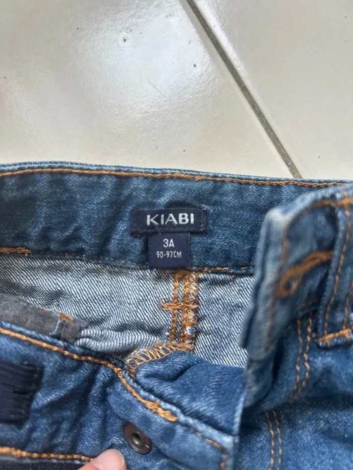 Jupe courte en jean - Kiabi - 3 ans - photo numéro 2