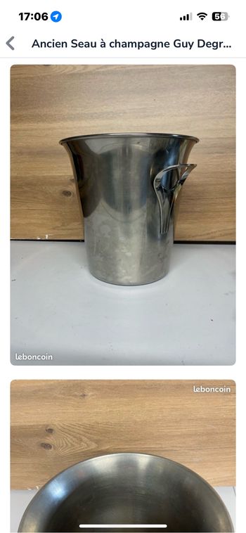 Seau à champagne Guy Degrenne