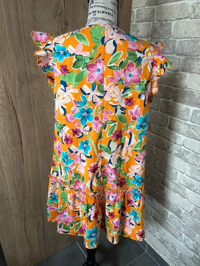 Robe bohème estivale taille L - photo numéro 4