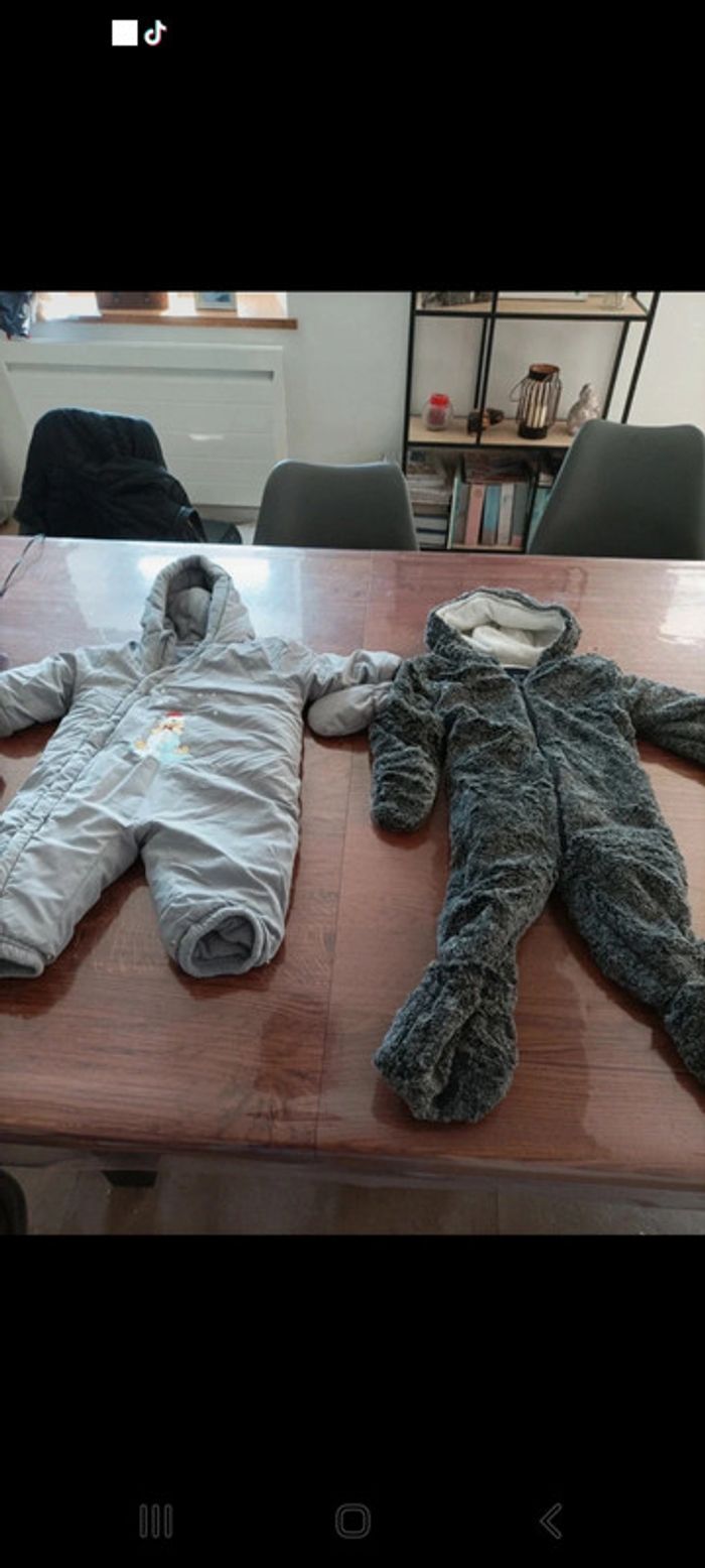 Lot de 2 combi pilotes bébé 12 mois