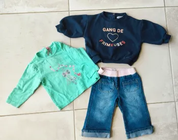 Jolie tenue complète fille - 6 mois