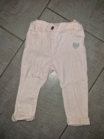 Jeans rose pâle 12 mois