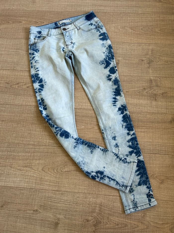 Jean bleu et bleu clair Zac & Zoé taille M bon état - photo numéro 8