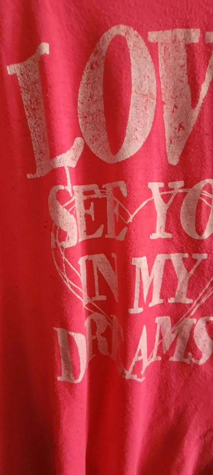 T shirt manche longue rose fluo - photo numéro 8