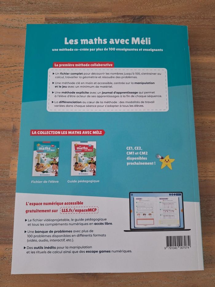 Les Maths avec Méli CP fichier élève - photo numéro 2