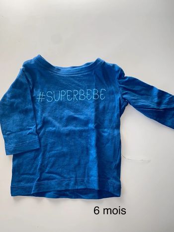 Tee shirt 6 mois