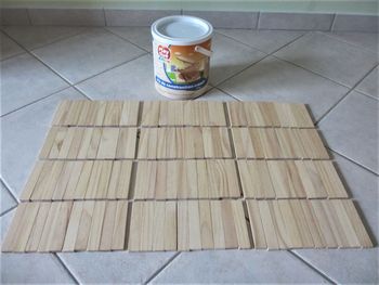 Kit de construction créatif (120 plaquettes) en bois massif Playtive