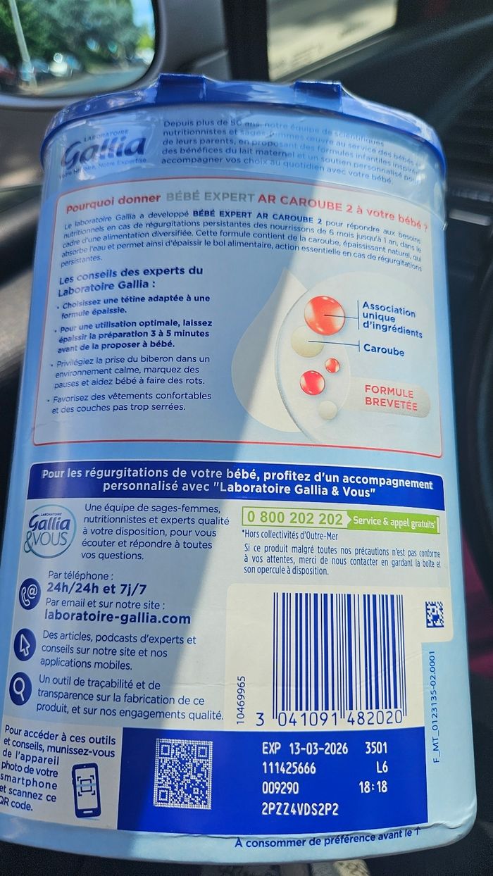 Lait gallia 2 age AR - photo numéro 2
