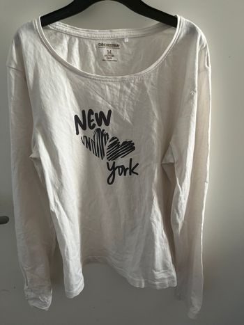 TEE shirt fille orchestra taille 14 ans