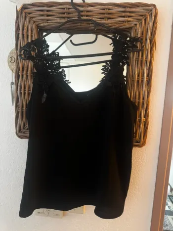 Débardeur fluide noir shein
