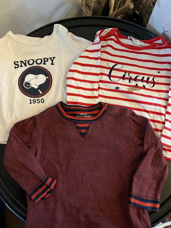 Lot teeshirt Cyrillus 24 mois - photo numéro 2