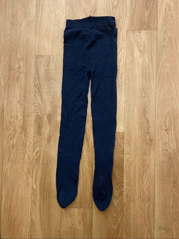 Lot de 3 paires de collants marine 5/6 ans - photo numéro 5