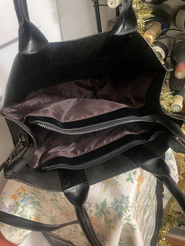 Sac Fourre Vintage noir En Cuir Synthétique - photo numéro 17